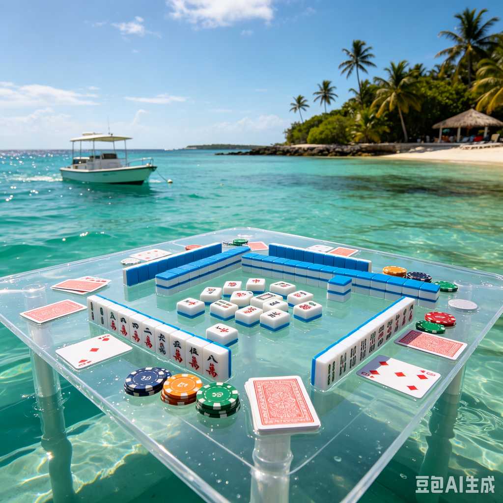 flat print mahjong set