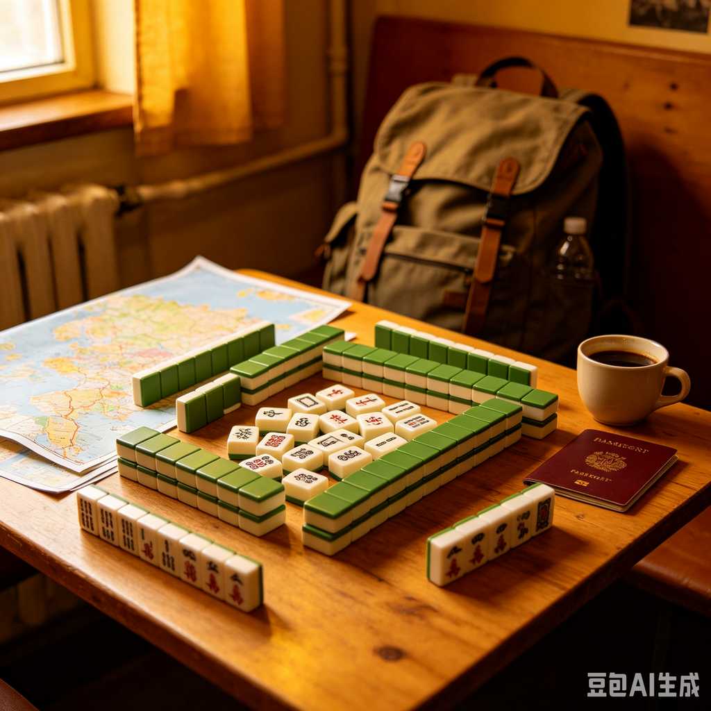 mahjong rule card included