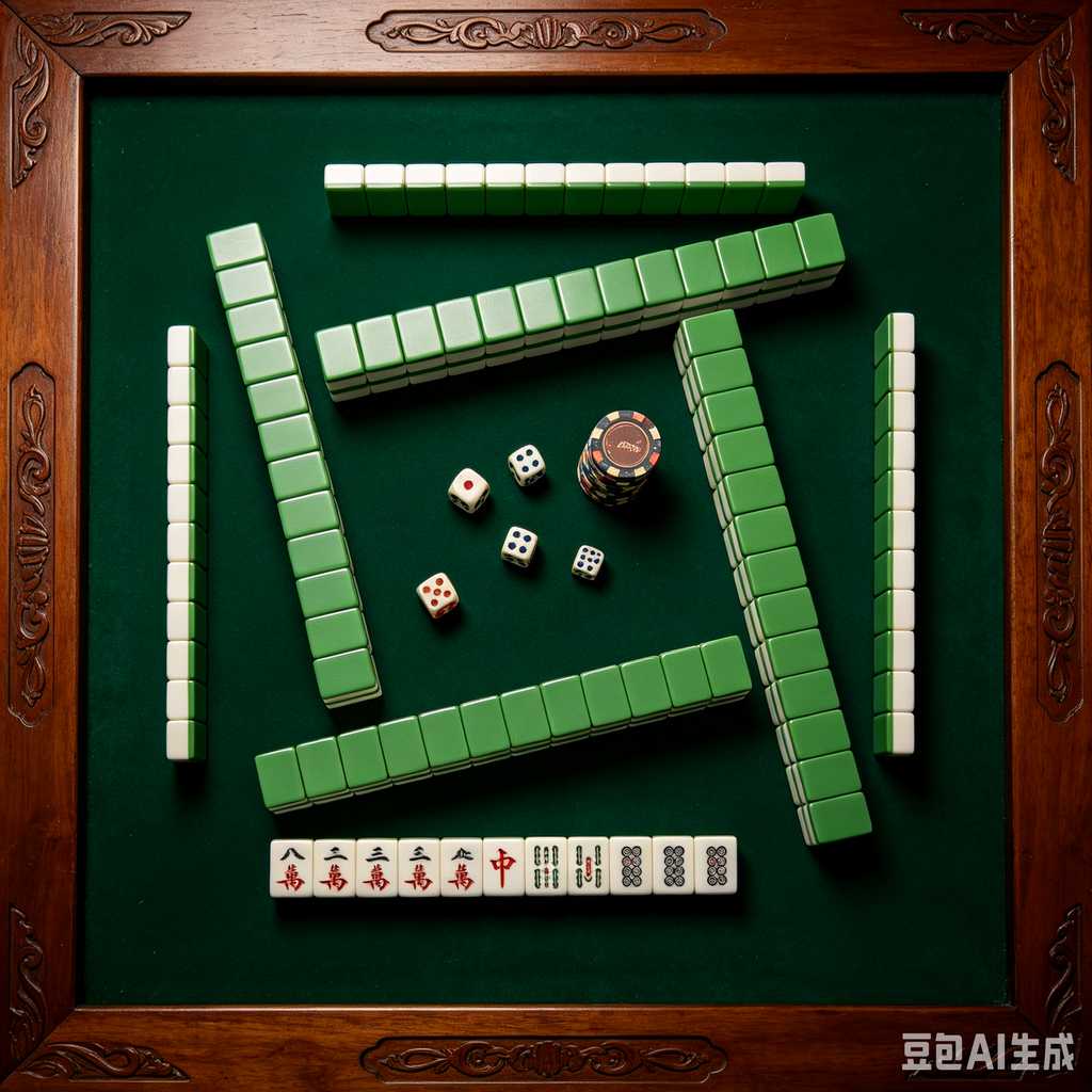 colorful mini mahjong tiles