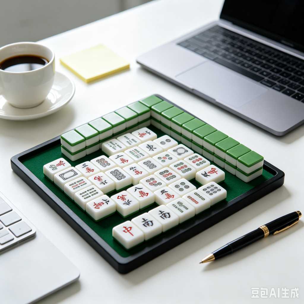 decorative mahjong tiles set