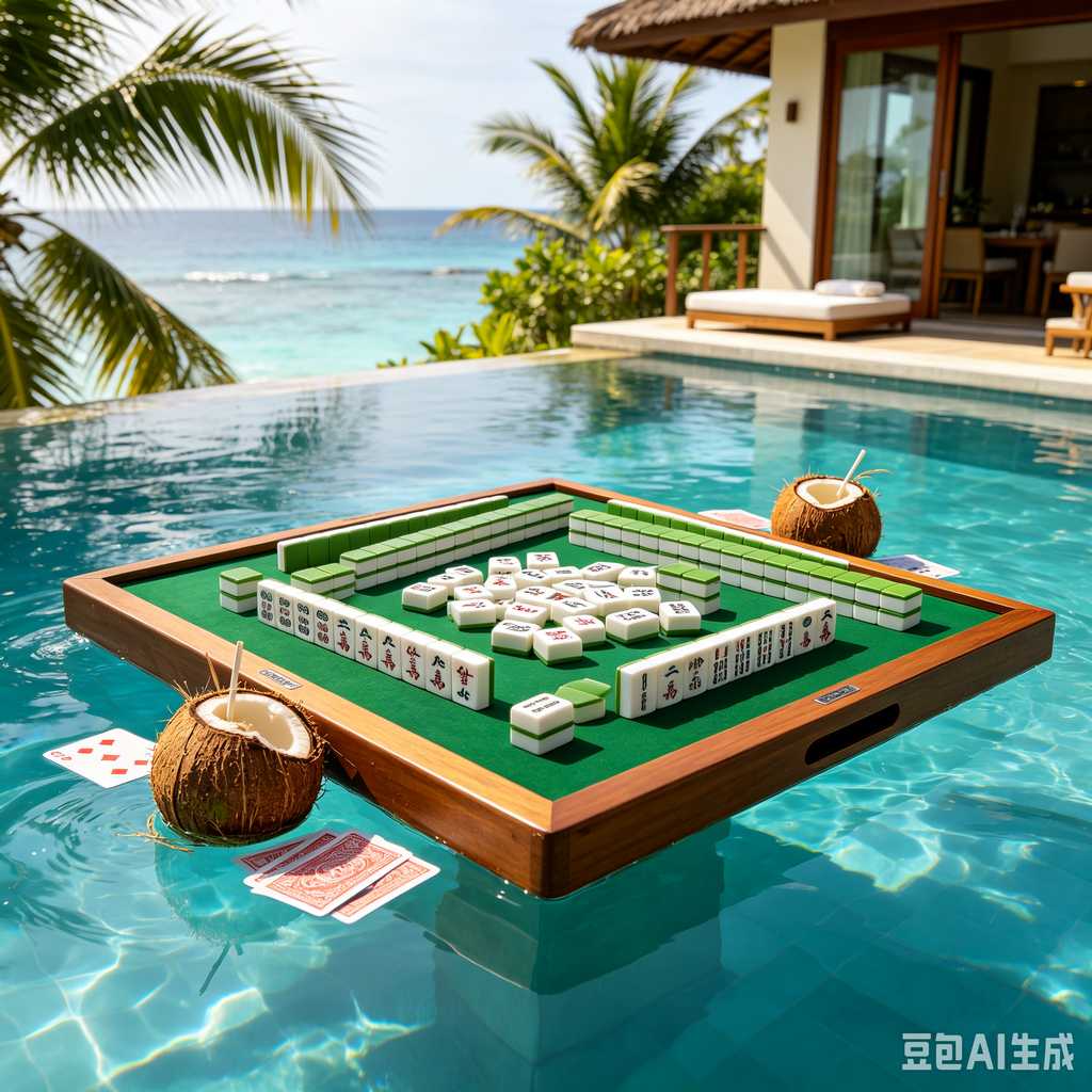 flat print mahjong set
