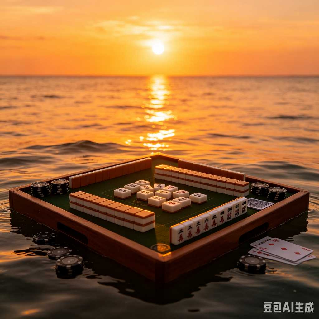 wooden mahjong set